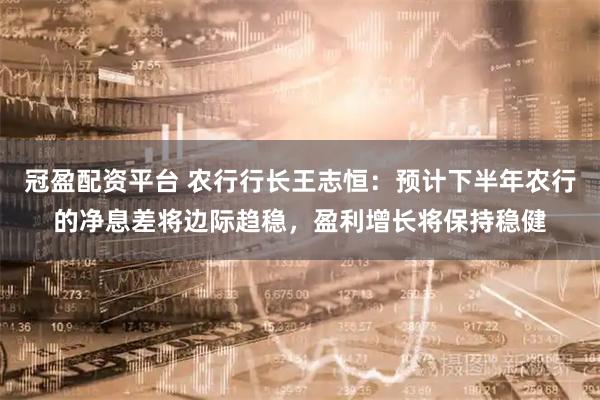 冠盈配资平台 农行行长王志恒：预计下半年农行的净息差将边际趋稳，盈利增长将保持稳健